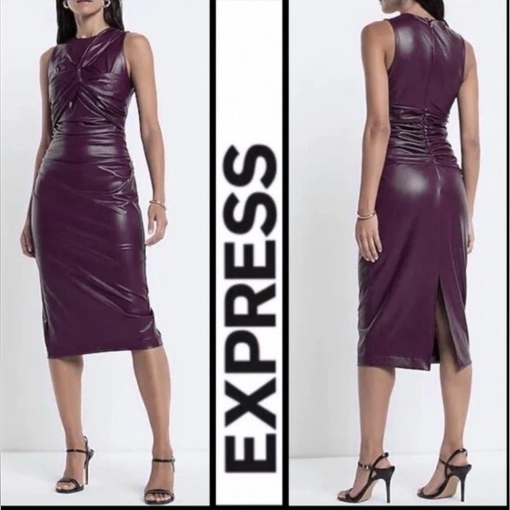 NWT Express Body Contour Dress built in compression Size Large original $228.00